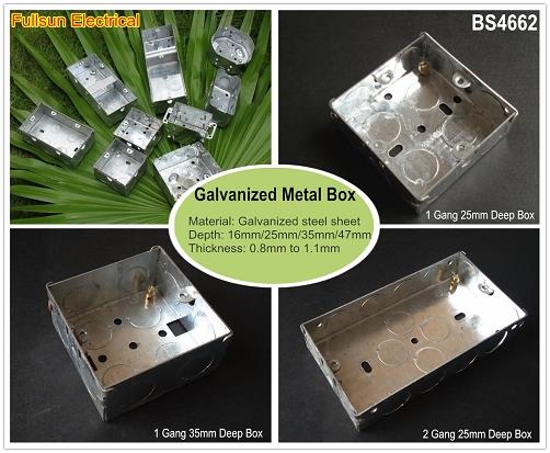 1 Gang Steel Electrical Enclosure 1 Gang Steel Electrical Enclosure