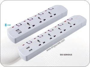 Pagarināšanas ligzda 4 Gang USB Charge lietošanai mājās
